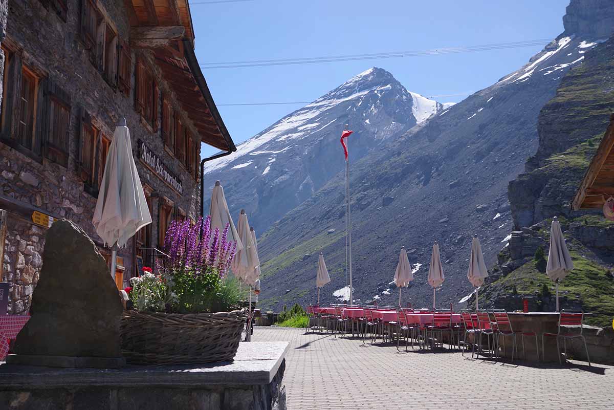 Berghotel Schwarenbach, nähe Daubensee, zwischen der Gemmi / Gemmipass, Leukerbad und Kandersteg