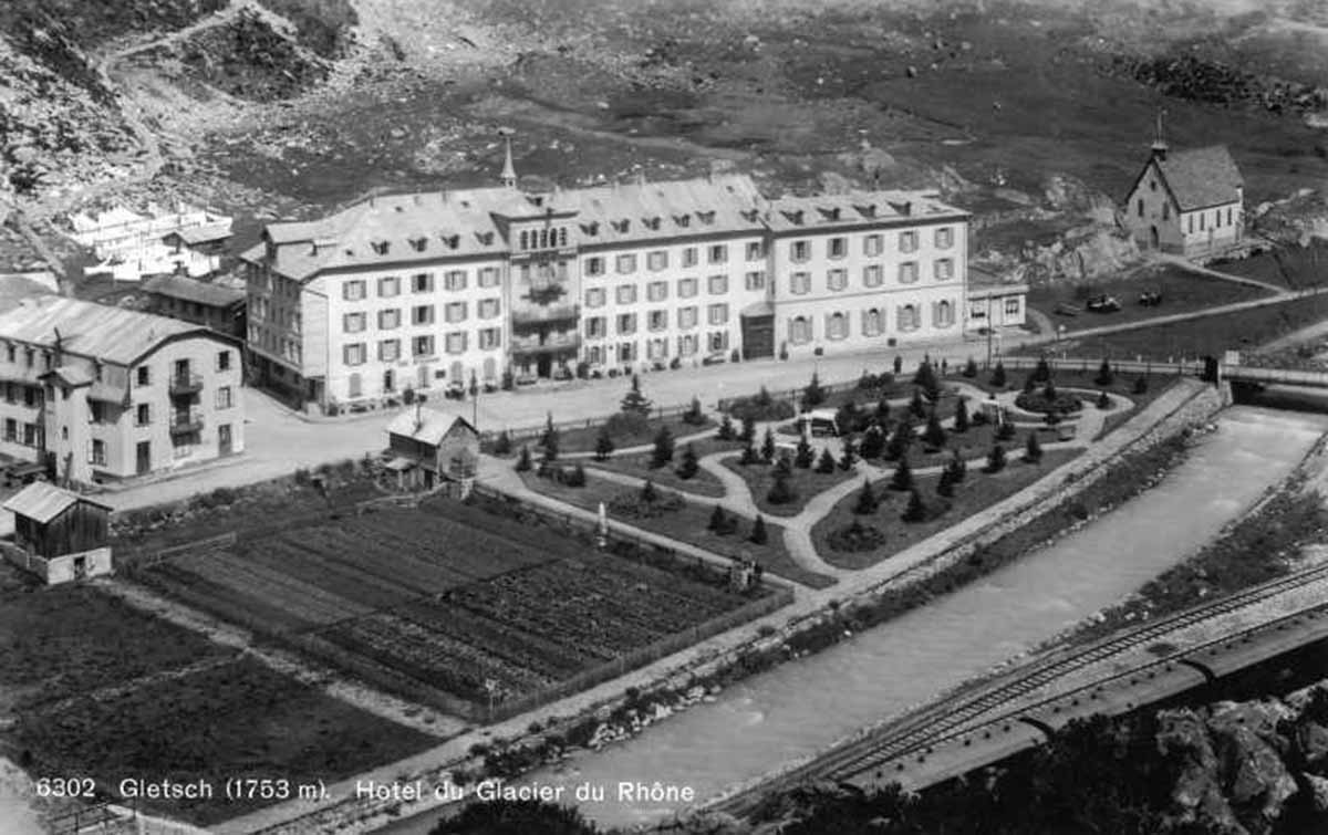 Grand Hotel Glacier du Rhône, Gletsch, Obergoms (Furka / Furkapass)