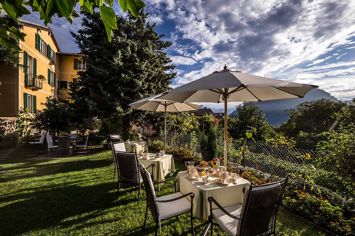 Romantik & Swiss Historic Hotel Villa Carona, hoch über dem Luganersee nähe Morcote, Meride und Lugano im Tessin