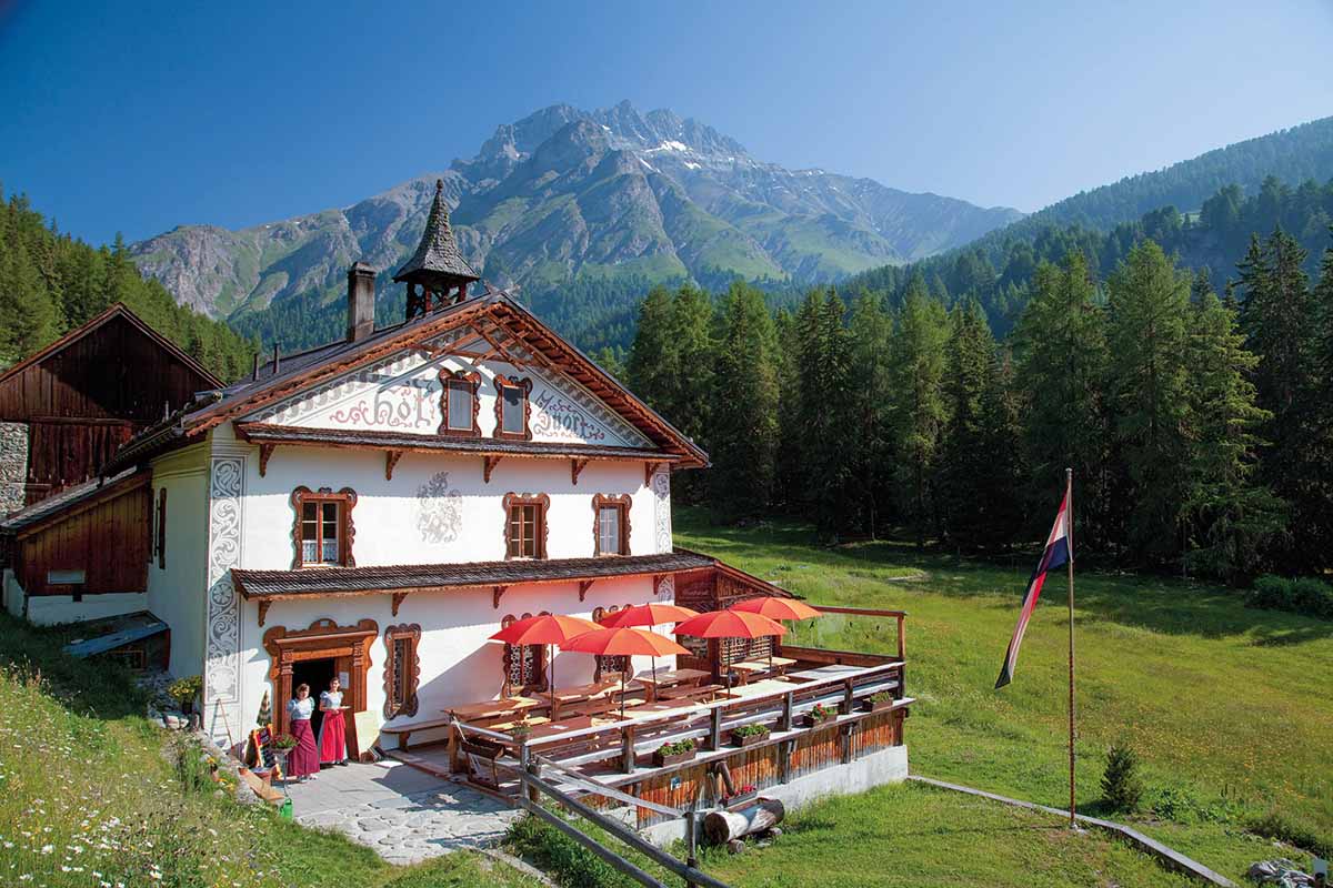 Hof Zuort im Val Sinestra, Unterengadin / Engadin